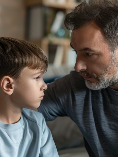 Rozmowa syna z tatą