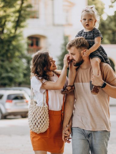 wspólna podróż do dużego miasta