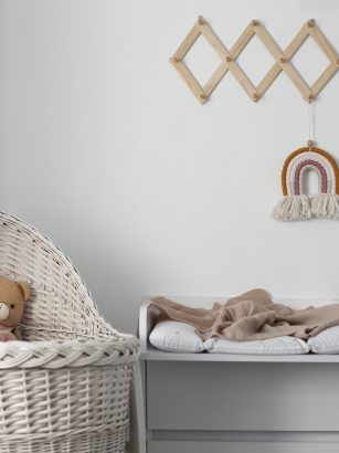 Baby toys arrangement indoors